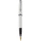 DPM Excellence A2 White Chrome Pearl Fountain Pen 14ct