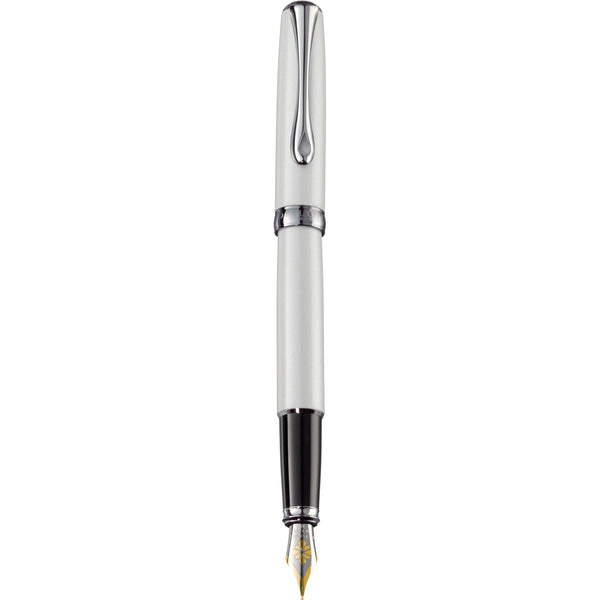 Stylo Plume Diplomat Excellence A2 Blanc Chromé Perle 14ct-Stylo Plume-Diplomat-Papeterie du Dôme