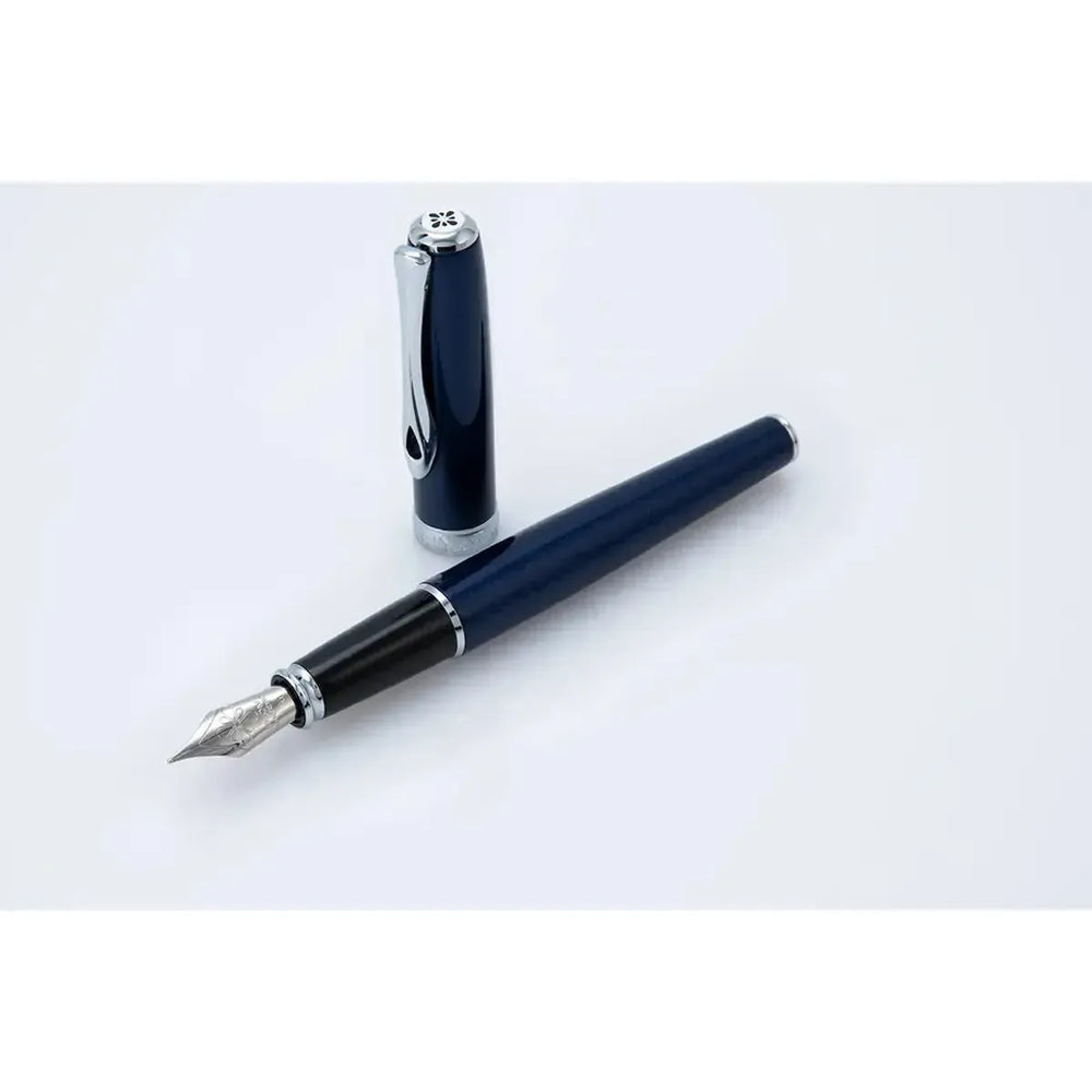 Stylo Plume Diplomat Excellence A2 Bleu Nuit-Stylo Plume-Diplomat-Papeterie du Dôme