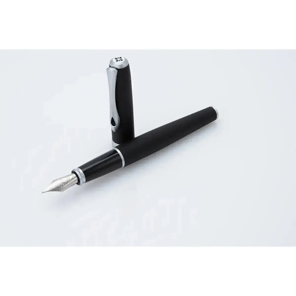 Stylo Plume Diplomat Excellence A2 Lapis Noir Chromé-Stylo Plume-Diplomat-Papeterie du Dôme