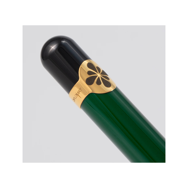 Stylo Plume Diplomat XO Laqué Vert-Stylo Plume-Diplomat-Papeterie du Dôme