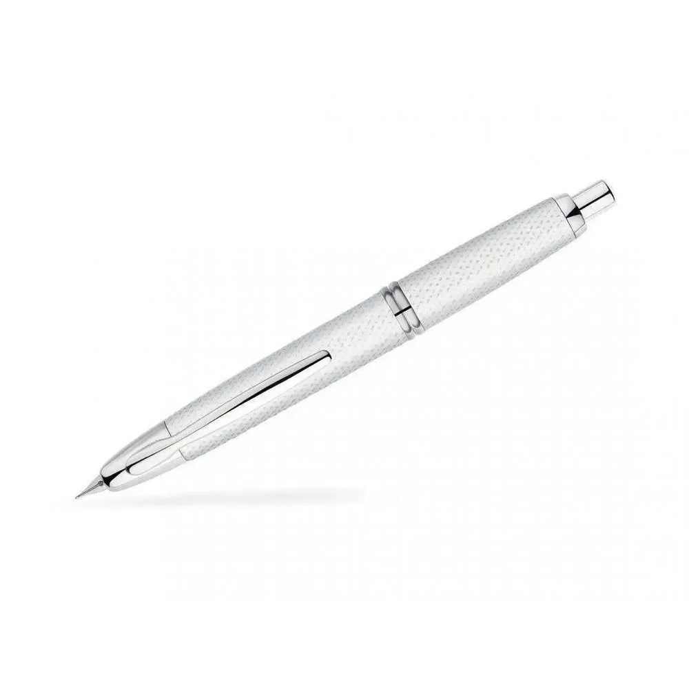 Stylo Plume Pilot Capless Attributs Rhodiés Graphite Blanc-Stylo Plume-Pilot-Papeterie du Dôme