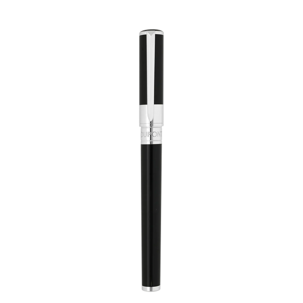 Stylo Plume S.T. Dupont Initial Noir Chromé-Stylo Plume-S.T. Dupont-Papeterie du Dôme