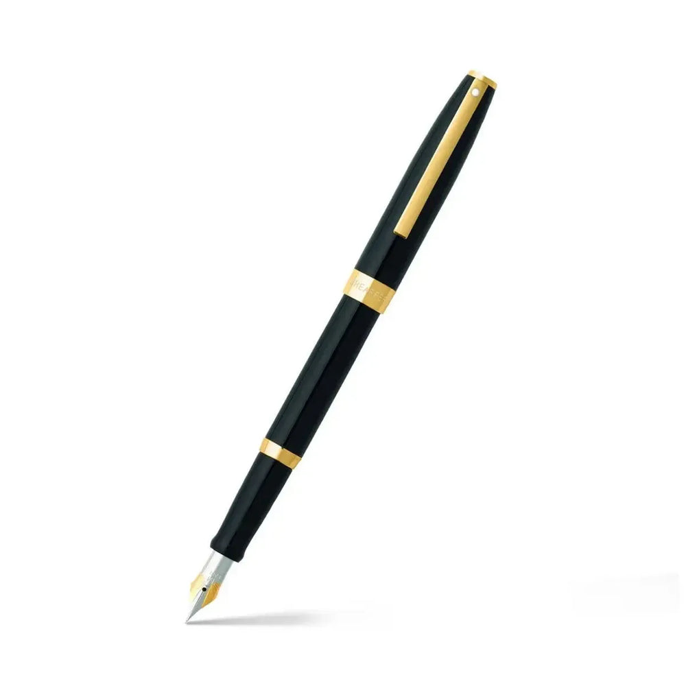 Stylo Plume Sheaffer Sagaris Noir Doré-Stylo Plume-Sheaffer-Papeterie du Dôme