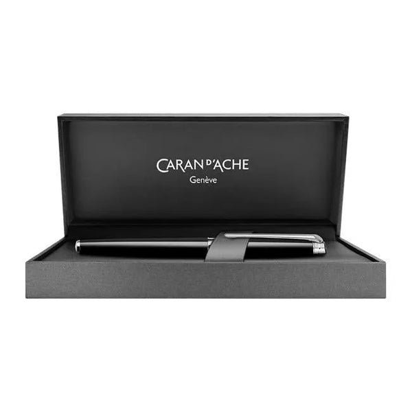 Stylo Roller Caran d'Ache Léman Slim Noir Ébène-Stylo Roller-Caran d'Ache-Papeterie du Dôme