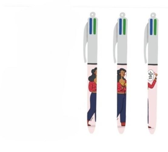BIC Stylo Bille 4 Couleurs Gomargu