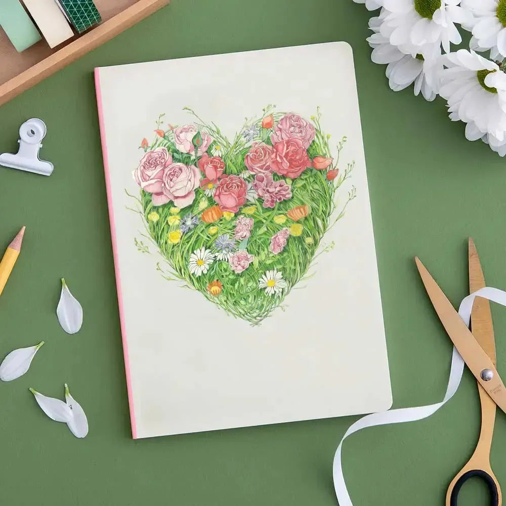 TDM Carnet A5-Carnet-The DM Collection-Grass heart-Papeterie du Dôme
