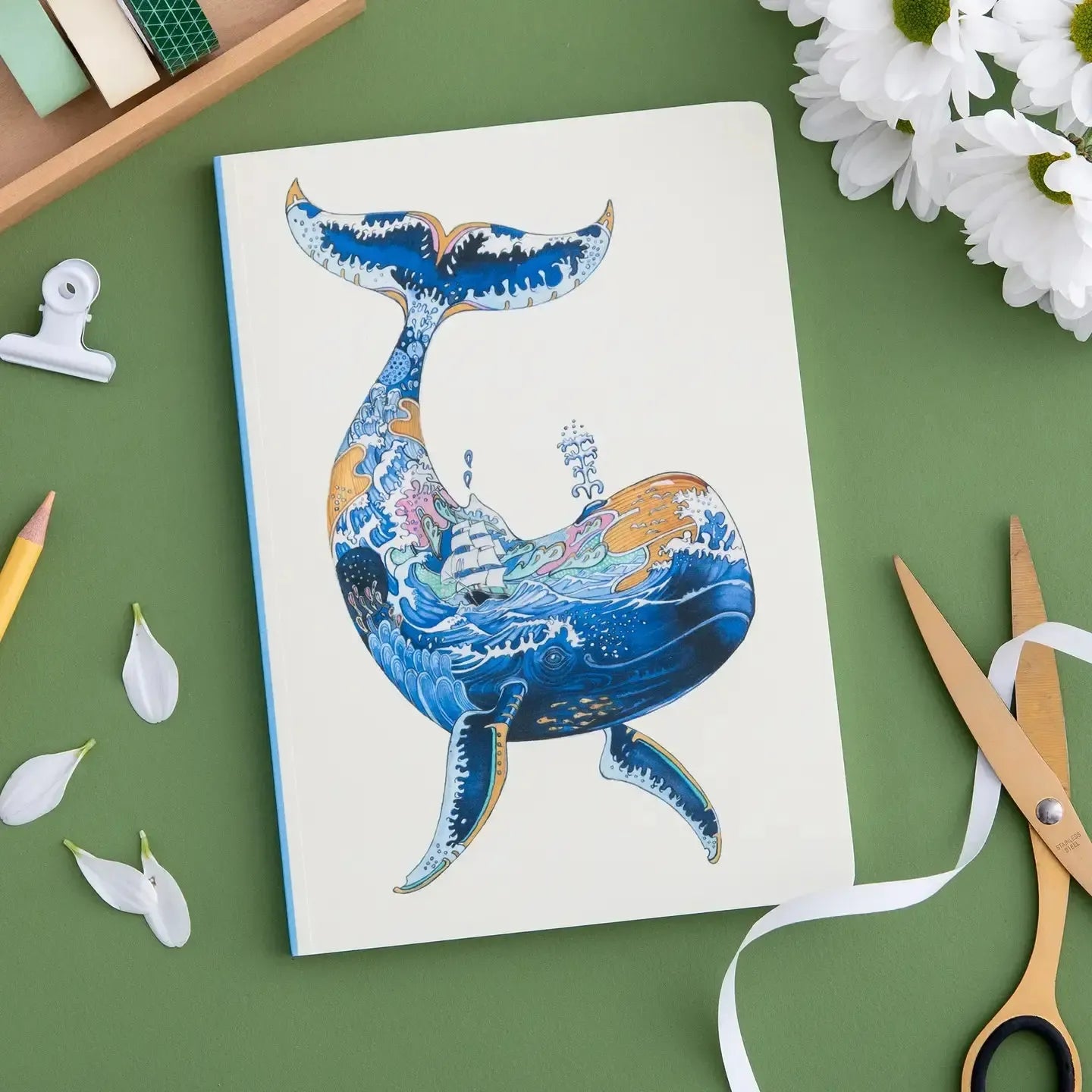 TDM Carnet A5-Carnet-The DM Collection-Whale-Papeterie du Dôme