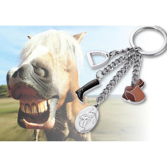 TRK Porte Clés "Equitation"-Porte Clés-Troika-Papeterie du Dôme