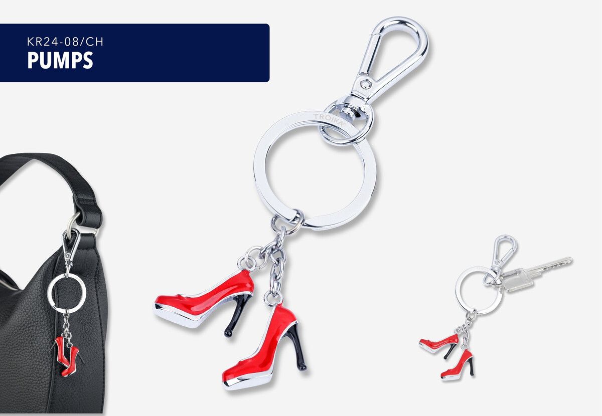 TRK Porte Clés "Talons Rouge"-Porte Clés-Troika-Papeterie du Dôme