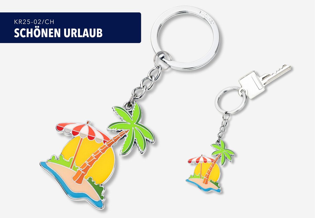 TRK Porte Clés "Vacances"-Porte Clés-Troika-Papeterie du Dôme