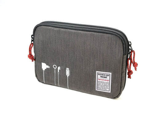 TRK Tech Pouch 2-Pochette-Troika-Gris-Papeterie du Dôme