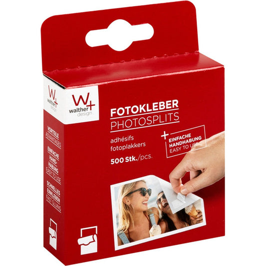 WLT Boîte 500 Autocollant Photo-Autocollant photo-Walther Design-Papeterie du Dôme