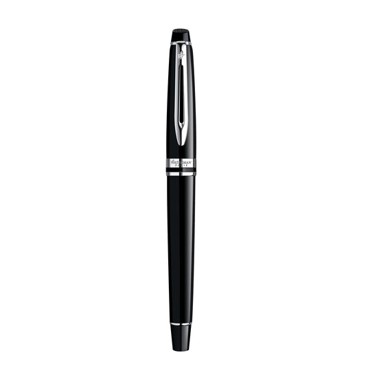 WMN Expert Noir Chromé Stylo Plume-Stylo Plume-Waterman-Papeterie du Dôme
