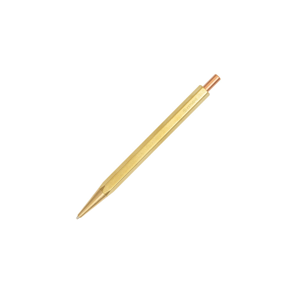 YST Classic Revolve Lite Porte-Mine 0,7 mm-Porte Mines-YSTUDIO-Laiton-Papeterie du Dôme