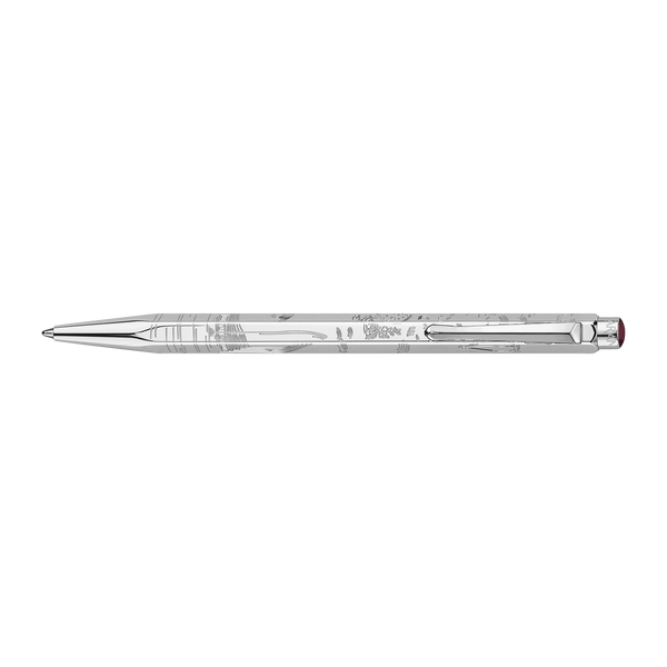 CA Ecridor Toile de Jouy Coffret Stylo Bille-Stylo Bille-Caran d'Ache-Papeterie du Dôme