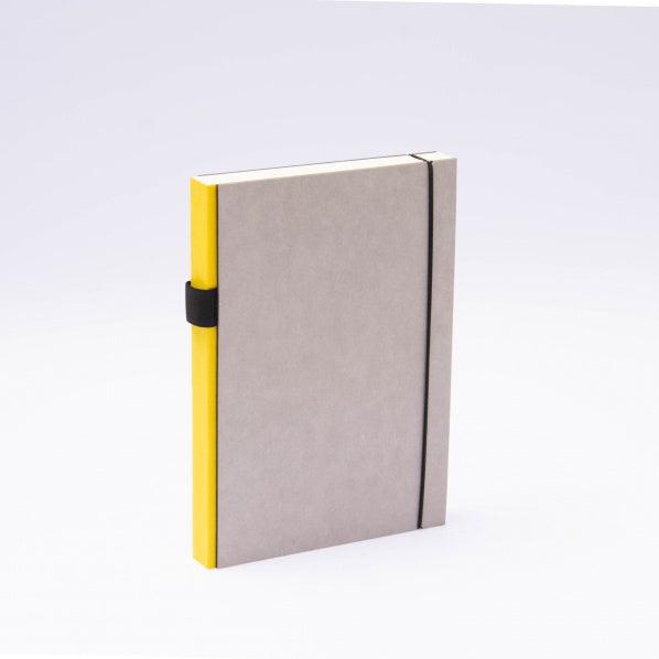 BDK Purist Grey Carnet A5 288 pages-Carnet-Bindewerk-Jaune-Blanc-Papeterie du Dôme