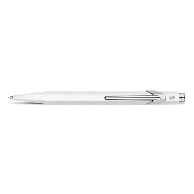 CA 849 Classic Line Stylo Bille-Stylo Bille-Caran d'Ache-Blanc-Papeterie du Dôme