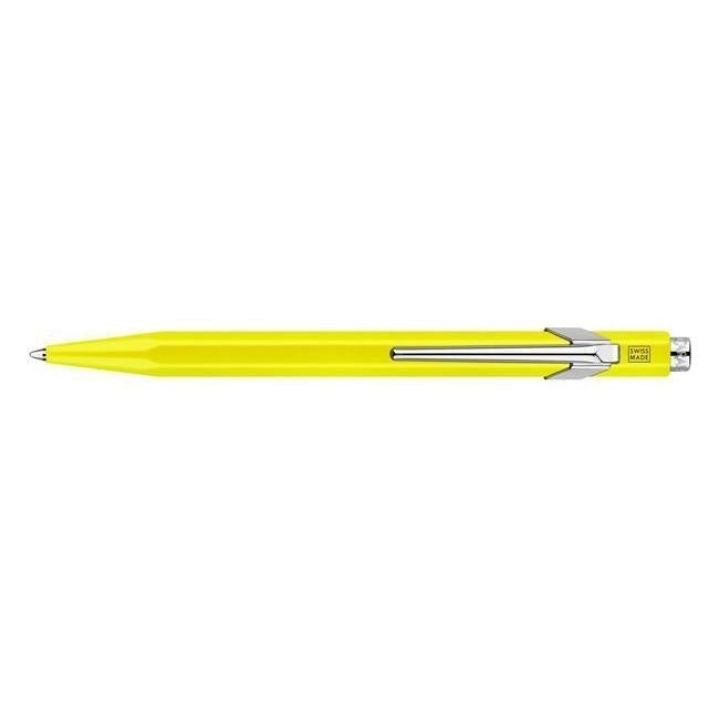 CA 849 Fluo Line Stylo Bille-Stylo Bille-Caran d'Ache-Jaune-Papeterie du Dôme