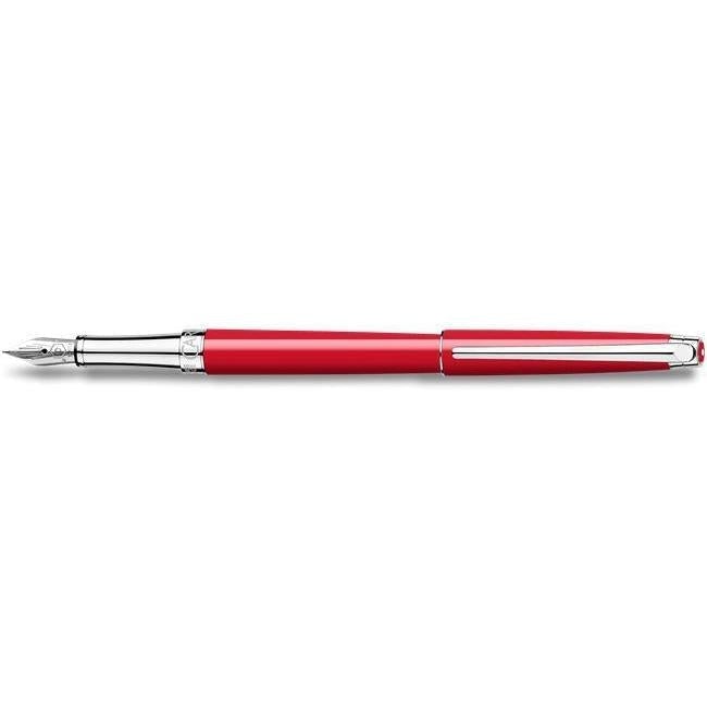 CA Léman Slim Rouge Stylo Plume-Stylo Plume-Caran d'Ache-Papeterie du Dôme