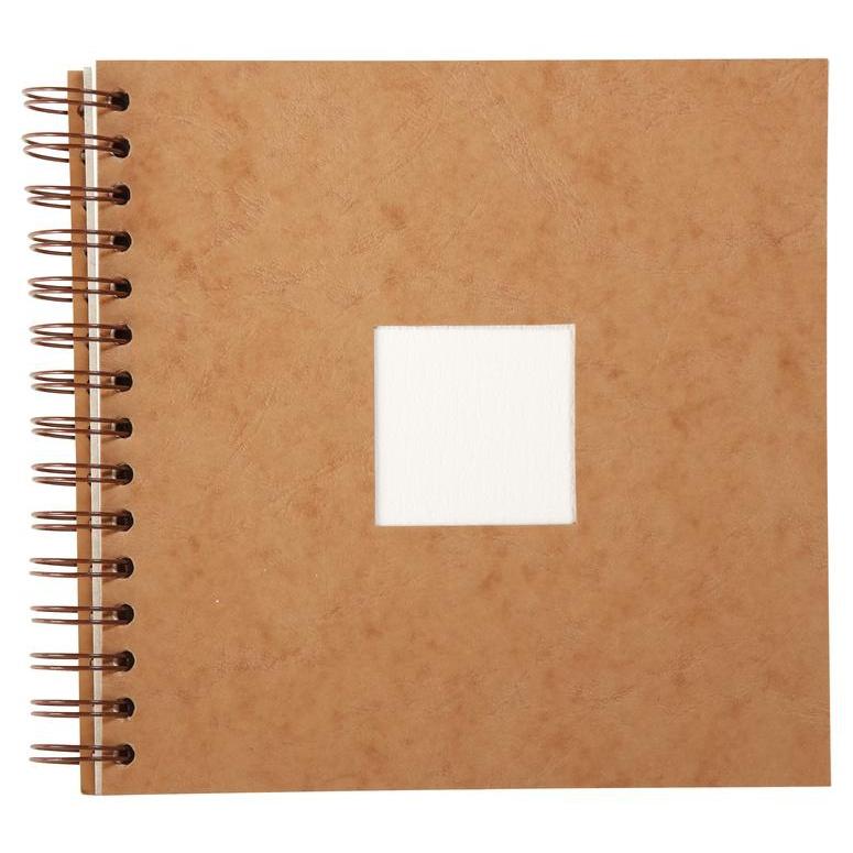CLT Bloc de Voyage Aquarelle-Carnet-Clairefontaine-200 x 200-Havane-Papeterie du Dôme