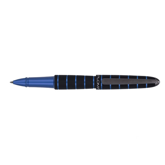 DPM Elox Ring Noir/Bleu Stylo Roller-Stylo Roller-Diplomat-Papeterie du Dôme