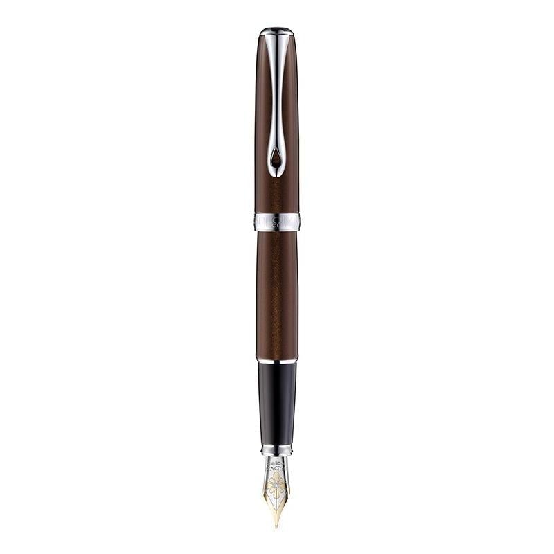 DPM Excellence A2 Marrakesh Chromé Stylo Plume 14ct-Stylo Plume-Diplomat-Papeterie du Dôme