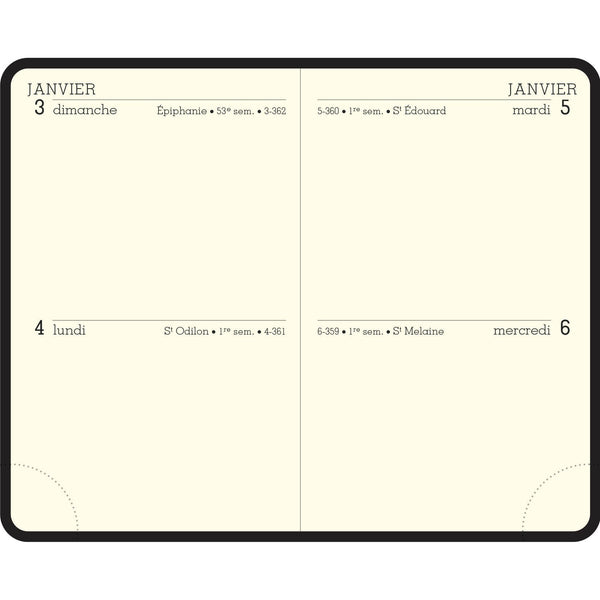 EXA Agenda Winner 2J/P 58x75 Fermeture-Agenda-Exacompta-Papeterie du Dôme