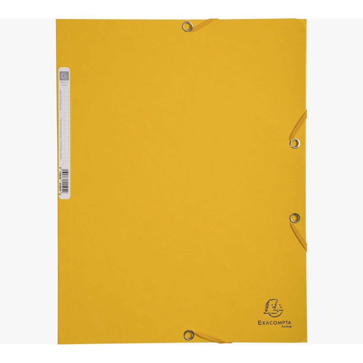 EXA Chemise 3 Rabats à Élastique-Chemise-Exacompta-Jaune-Papeterie du Dôme