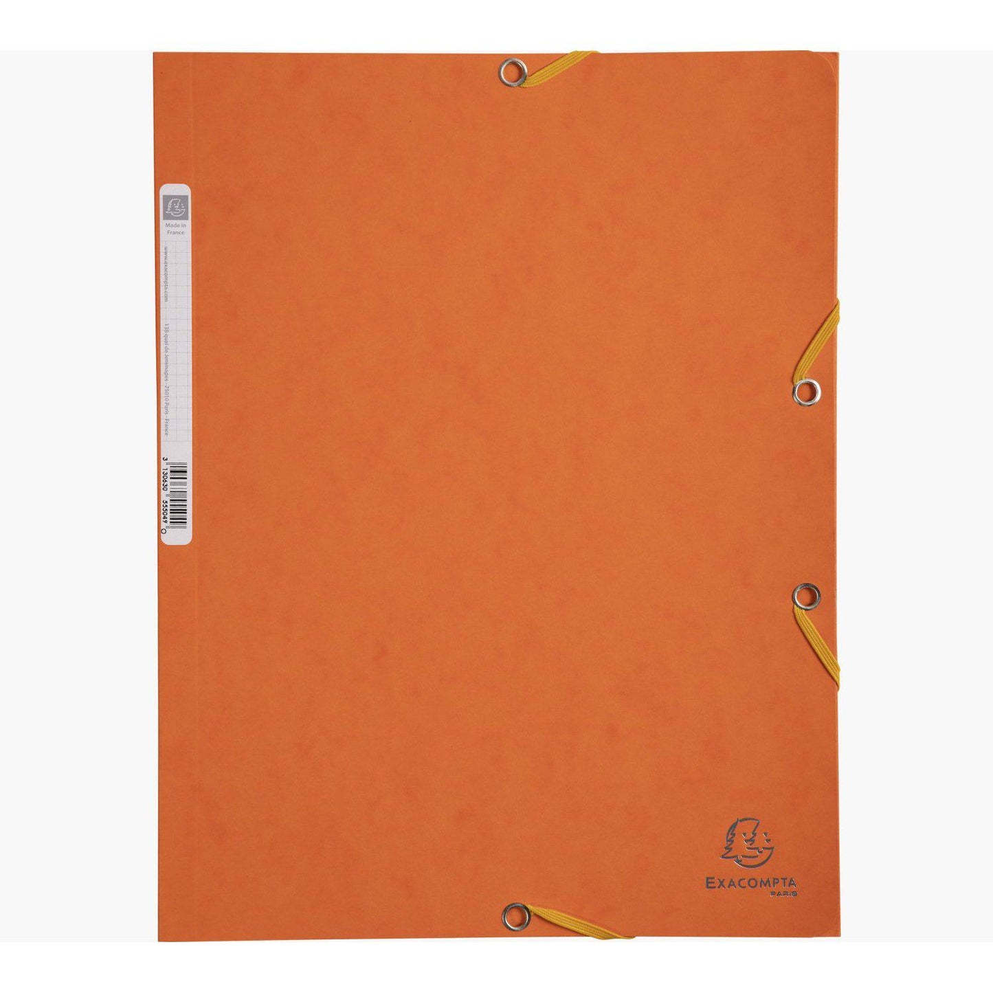 EXA Chemise 3 Rabats à Élastique-Chemise-Exacompta-Orange-Papeterie du Dôme