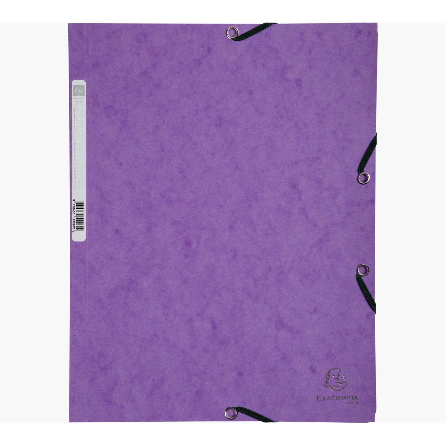 EXA Chemise 3 Rabats à Élastique-Chemise-Exacompta-Violine-Papeterie du Dôme