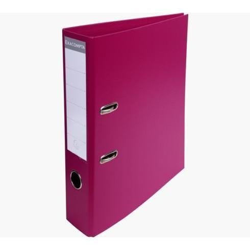 EXA Classeur A4 à Levier 70mm-Classeur-Exacompta-Fuchsia-Papeterie du Dôme
