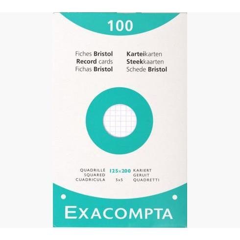 EXA Étui 100 Bristol 125x200-Bristol-Exacompta-Papeterie du Dôme