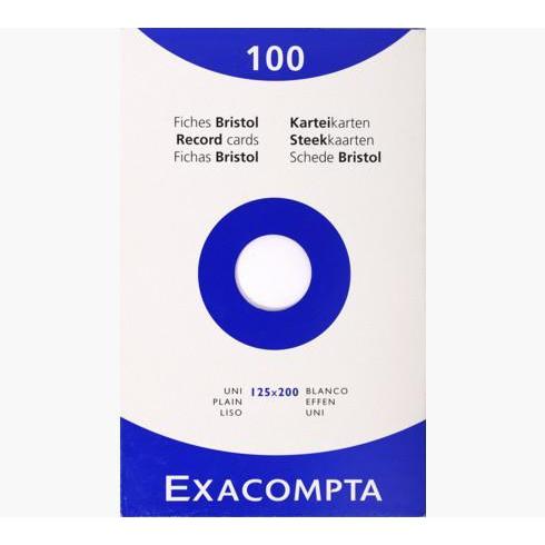 EXA Étui 100 Bristol 125x200-Bristol-Exacompta-Uni-Papeterie du Dôme