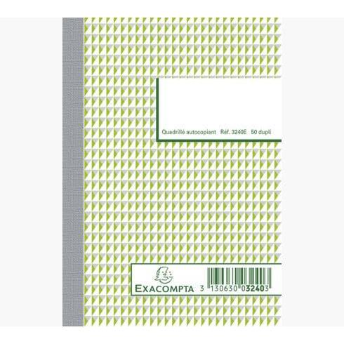 EXA Manifold Quadrillé Dupli 14.8x10.5-Manifold-Exacompta-Papeterie du Dôme