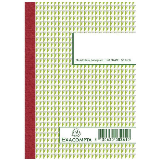 EXA Manifold Quadrillé Tripli 14.8x10.5-Manifold-Exacompta-Papeterie du Dôme