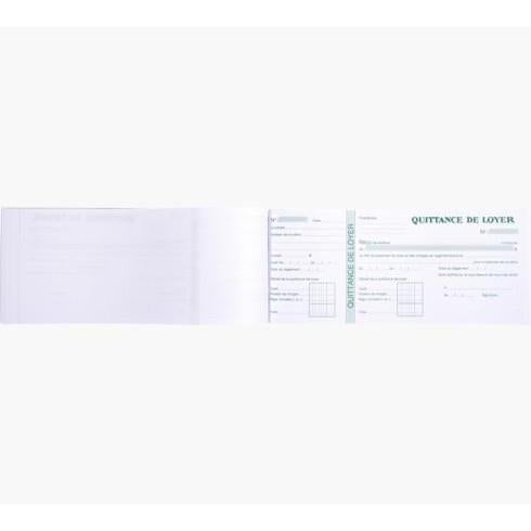 EXA Quittances de Loyer 50 Feuillets Horizontal-Quittance de Loyer-Exacompta-Papeterie du Dôme