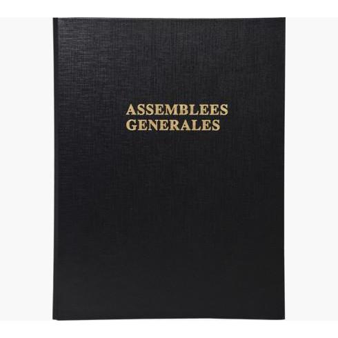 EXA Reliure Registre 4 Anneaux avec Recharge Assemblées Générales-Registre-Exacompta-Papeterie du Dôme