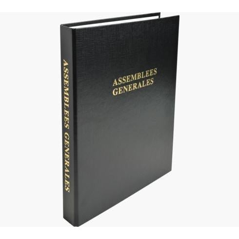 EXA Reliure Registre 4 Anneaux avec Recharge Assemblées Générales-Registre-Exacompta-Papeterie du Dôme