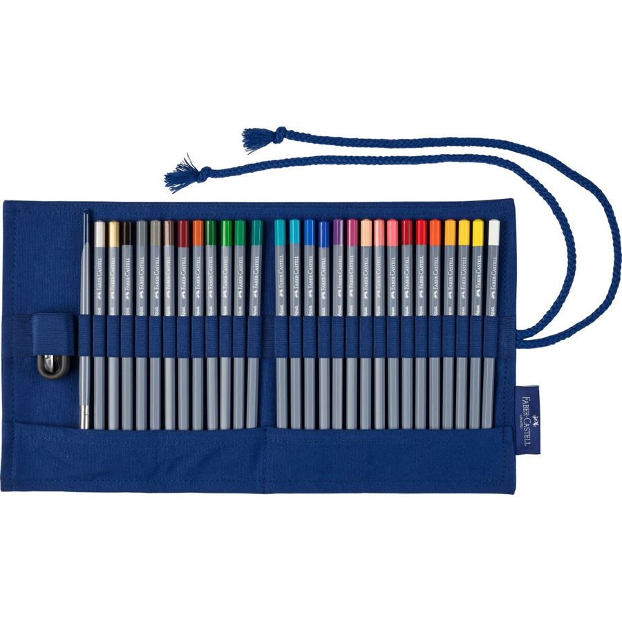 FC Boîte Rouleau Crayons Goldfaber Aqua 27 pièces-Boîte à Crayons-Faber-Castell-Papeterie du Dôme