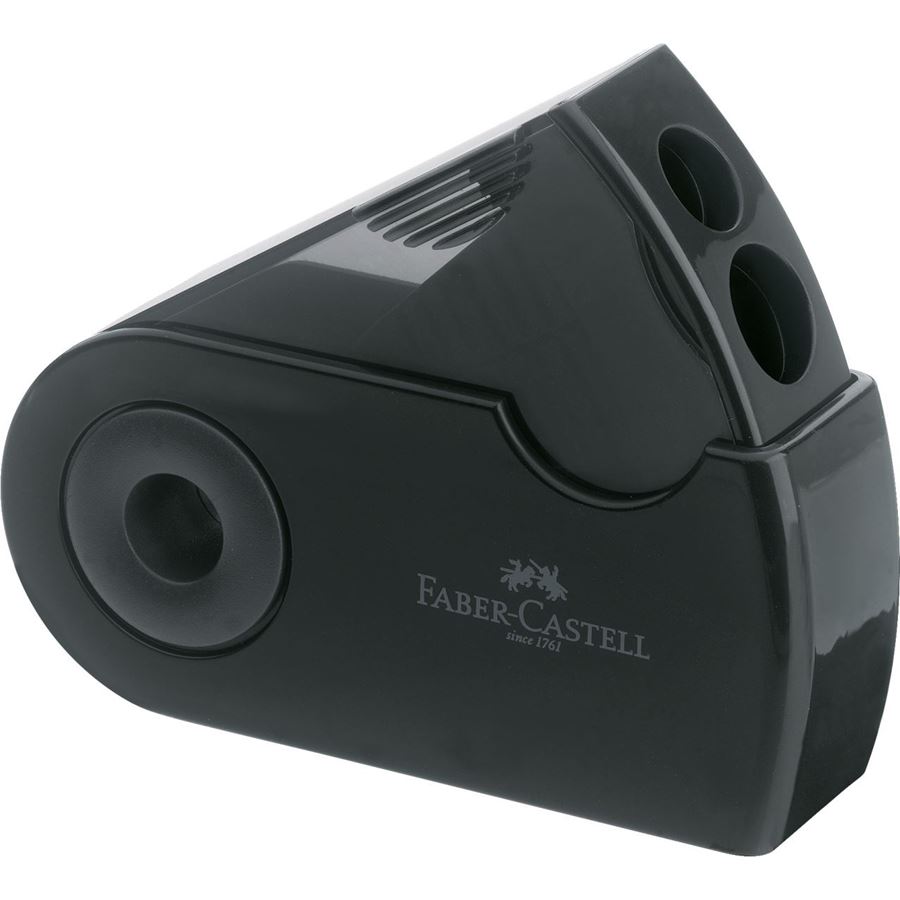FC Taille Crayon Sleeve Trend 2 Usages Noir-Taille Crayon-Faber-Castell-Papeterie du Dôme