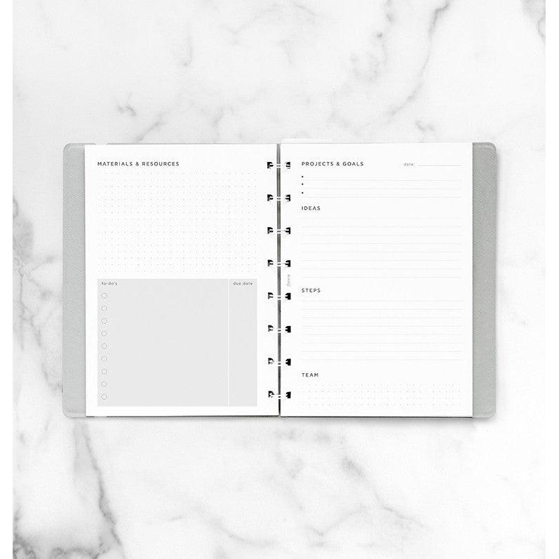 FFX Notebook A5 Projects & Goals Tracker-Recharge-Filofax-Papeterie du Dôme