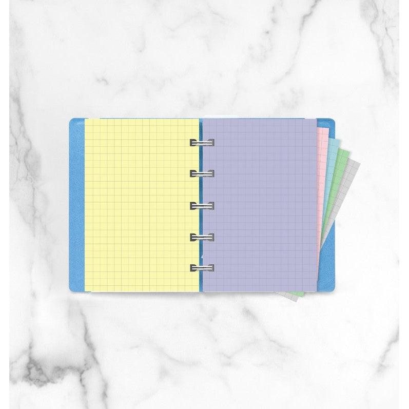 FFX Notebooks - Feuilles de notes quadrillées - Assortiment Pastel - Pocket-Recharge Notebook-Filofax-Papeterie du Dôme