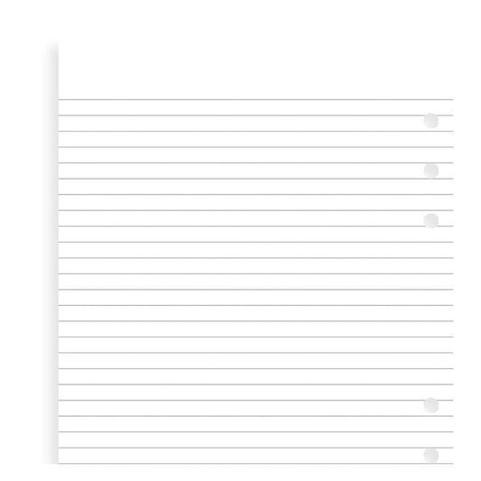 FFX Recharge A5 Feuilles Lignées Blanches-Recharge-Filofax-Papeterie du Dôme