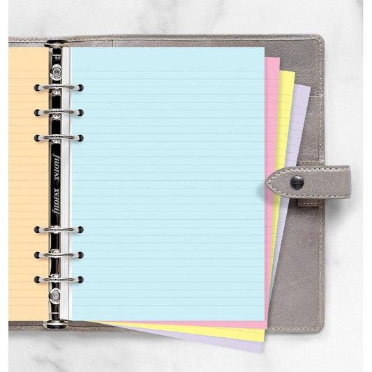 FFX Recharge A5 Feuilles Lignées Classique Assorties-Recharge-Filofax-Papeterie du Dôme