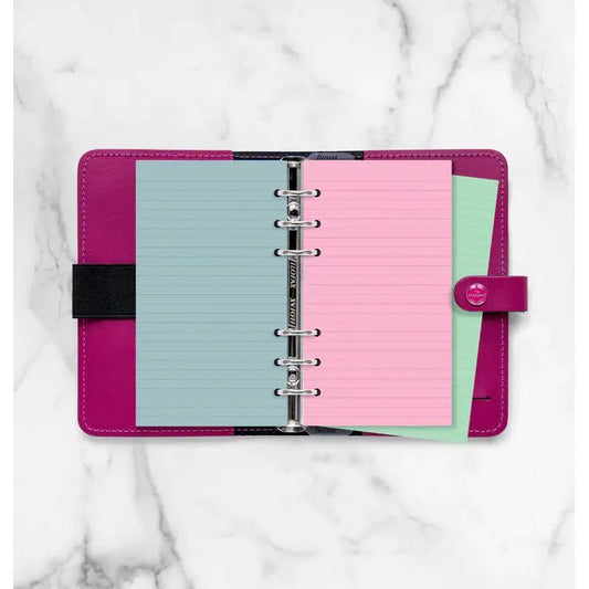 FFX Recharge Personal Feuilles Lignées Pastel Assorties-Recharge-Filofax-Papeterie du Dôme