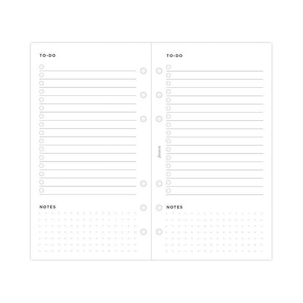 FFX Recharge Personal To Do Minimal-Autres Recharges Agenda-Filofax-Papeterie du Dôme