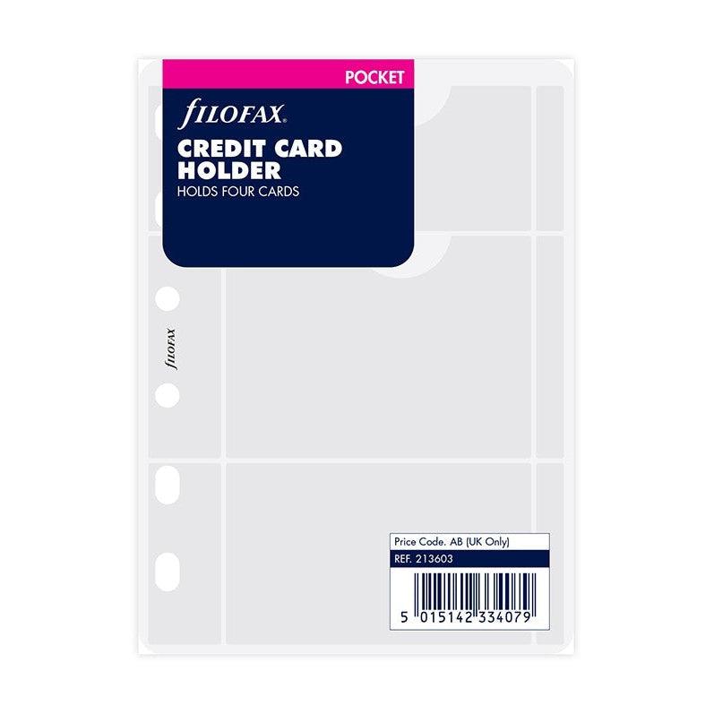 FFX Recharge Pocket Porte Cartes Crédit-Accessoire-Filofax-Papeterie du Dôme