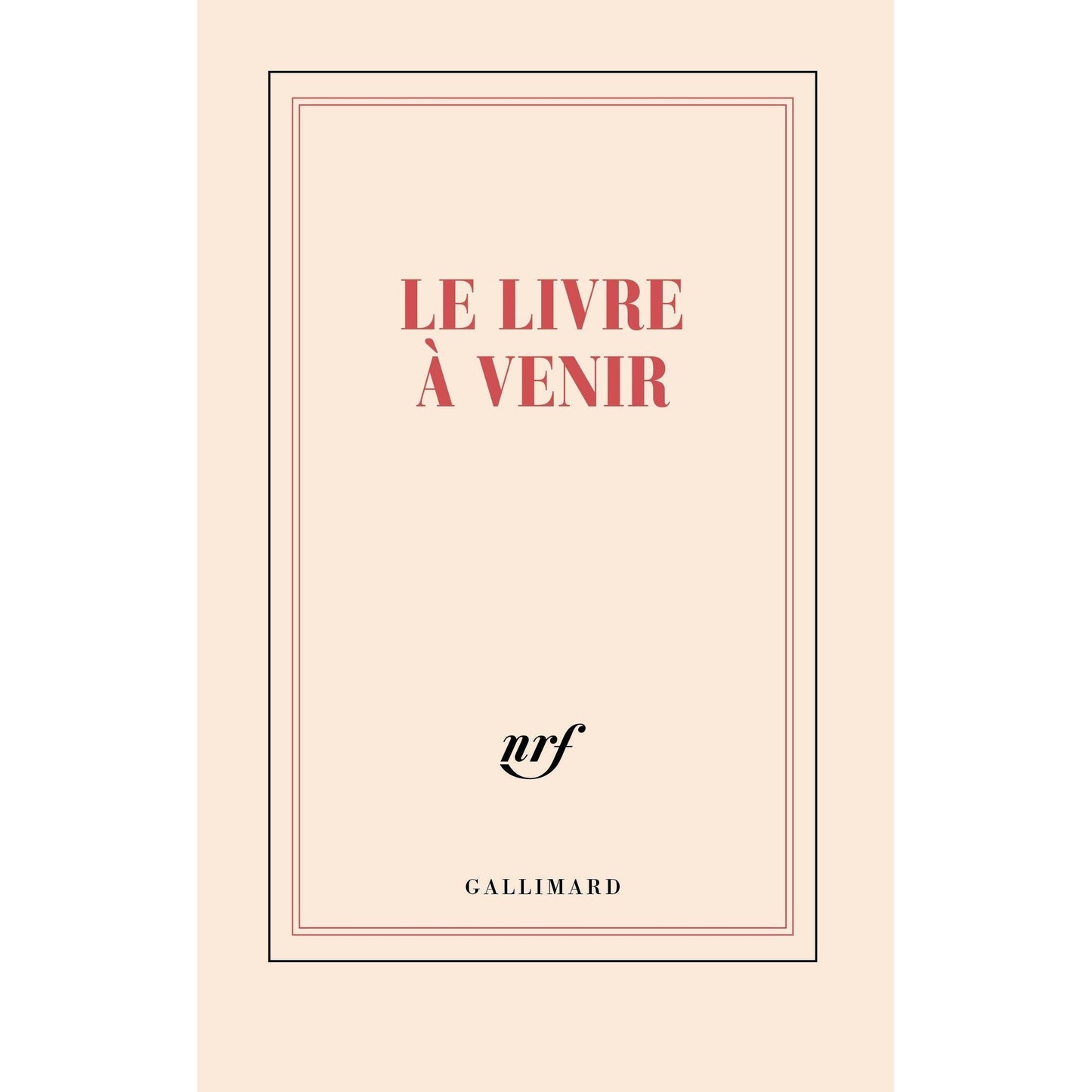 GLMR Carnet "Le Livre à Venir" Ligné-Carnet-Gallimard-Papeterie du Dôme