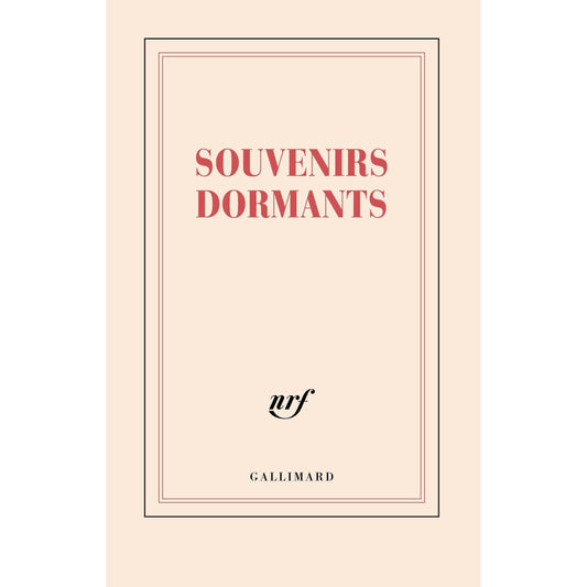 GLMR Carnet "Souvenirs Dormants" Ligné-Carnet-Gallimard-Papeterie du Dôme